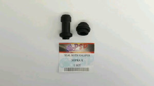 Seal Both Kaliper Supra X (Harga Per Set Isi 2) - Karet Sil Siel Boot Bot But Caliper Usus Cakram Honda Blade Karisma Supra X 125 Mega Pro Lama Hiu Shogun Kaze Beat Scoopy Spacy Vario