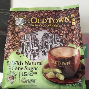 OLDTOWN  (Old Town) White Coffee 3-in-1 Natural Cane Sugar (15 sachets x 36g) from Malaysia Old Town Sugar Canister Coffee Tea Sugar - Lazada