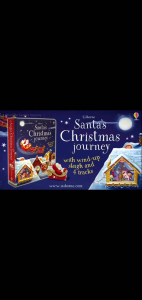 Usborne Santas Christmas Journey with Wind-Up Sleigh