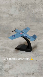 US Army F4F Hellcat 1/72 Diecast display model DEFECT WHEEL GLUED