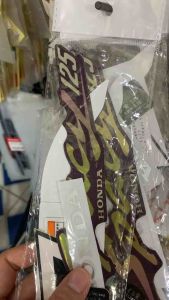 Bộ tem honda Spacy màu nâu hàng nhập Thái Lan chất lượng cao dành riêng cho dòng xe này tem in lụa màu sắc cực đẹp và bền giá bán cực tốt bán lẻ như bán sỉ