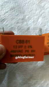 TERMURAH!!! Kapasitor 12 uf 450 Vac CBB61 Generator Kapasitor Genset