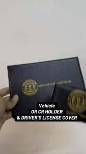 Plastic Type OR CR (Hardbound) with Drivers License Card Holder