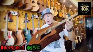 กีต้าร์โปร่งOverspeed 38c งานสวยเสียงพุ่ง ในราคาเบาๆ แต่เสียงเกินคุ้ม มีทั้งโปร่งธรรมดาและโปร่งไฟฟ้าค่ะ