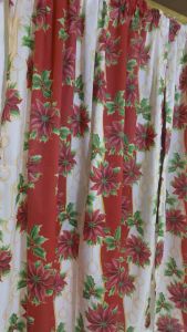 Christmas Window Curtain