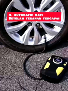 Pompa Ban suitu ST5002 Mobil Elektrik Portable Multifungsi Otomatis