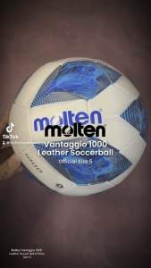 Molten Vantaggio 1000 Leather Soccer Ball Size 5
