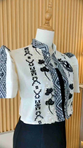 MODERN FILIPINIANA MESTIZA BOLERO FOR WOMEN WITH EAGLE LOGO