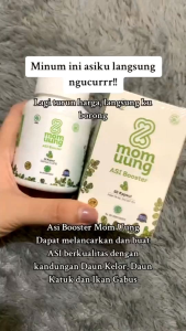 MOM UUNG Asi Booster Original 30 Kapsul Estrogen For Breast Momma Pelancar ASI Halal Fenugreek FREE