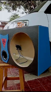 AUDIO MOBIL BOX SUBWOOFER DOBEL 12 INC UNIVERSAL SIMPAN DI BAGASI BLAKANG MOBIL ANDA