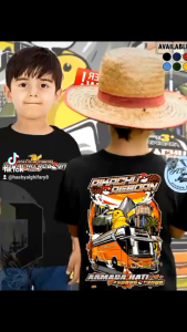 Kaos Anak Laki-Laki & Perempuan Gambar Busmania Pikachu