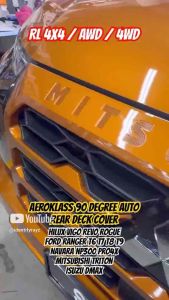 Mitsubishi triton 2024 2025 AEROKLASS rear deck cover auto roller shutter flying wing canopy SJS bodykit