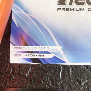 Skotlet Orange Candy Metalik Profix Premium Color Vinyl (P 50cm x L 45cm)