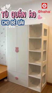 [ Freeship HCM ] [ Trả góp 0%] Tủ Quần Áo Trẻ Em Hiện Đại Ohaha - TAK004
