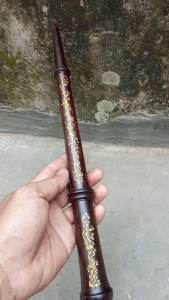 Tongkat Komando Galiasem 35cm Ukiran Sholawat Fatih
