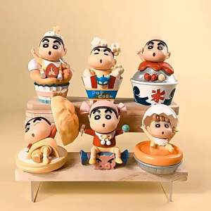 Mô hình Shin Cậu bé bút chì Shinnosuke - Shinchan Cosplay bánh ngọt kẹo đá bào bingsu popcorn hamburger cupcake