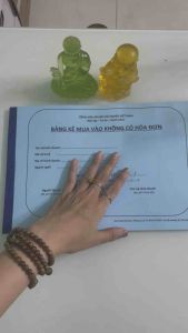 Bảng kê mua vào không có hoá đơn (50tờ/100trang)
