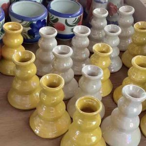 เชิงเทียนหลอดเซรามิกส์