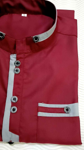 Baju Koko kurta pria terbaru dewasa lengan pendek katun Toyobo Premium