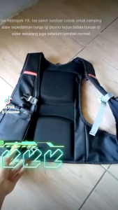 tas hedropek rompi 10L tas samit outdoor tas spedah tas gunung tas hinking trepeling olahraga