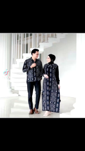 baju tenun couple dress marline abu silver outfit kondangan baju tenun kekinian