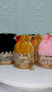 Tas pesta swarovski  India import bag india potali india bag india tas india