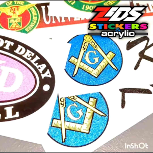 san beda university 3M reflective stickers printed laminated sticker for cars motorcyle gadgets laptop etc.