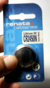 BATERAI RENATA CR2450 CR2450N ORIGINAL LITHIUM BATTERY 3 VOLT Batre Jam Elektronik