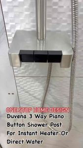 🔥DUVENA🔥 SUS304 S/STEEL 3 WAY SHOWER POST MATTE / SHOWER SET/ INSTANT HEATER