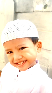 PECI PUTIH RAJUT ANAK LAKI LAKI USIA 15 - 16 TAHUN