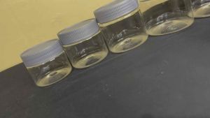 [ 50 PIECES PER SOLD ] ICE CREAM PLASTIC JAR SILVER CAP BY DRAKES PACKAGING SUPPLIES