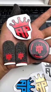 Combo Carbon 3 - Sarung Gaming Jempol AP KING Andra GZ Responsive Finger Touch Sleeve Anti Keringat Premium