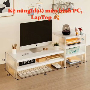 Giá đỡ máy tính 2 tầng