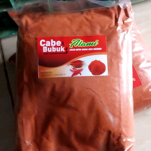500gr Cabe Bubuk Halus & Kasar Bumbu Tabur Super Pedas Kualitas Bagus