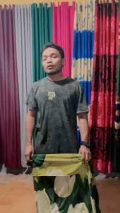 tirai kolong embos cod gorden kolong meja dapur minimalis motif 3d