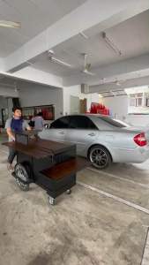 รถเข็น #รถเข็น #รถเข็นโชว์สิ้นค้า ขนาดยาว 120 x 50 x 90 กรุงประเทศไทย