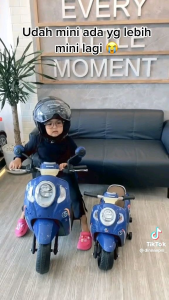 Mainan Motor Aki anak Honda Scoopy - K611C (Official Licensed by Honda)