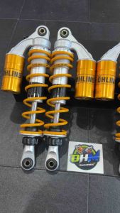 โช๊คหลัง โอลิน ระบบแก๊สแท้ (งาน1ต่อ1 งานเกรดตัวเเพง) สำหรับใส่ เวฟ ได้ทุกรุ่น รับประกัน เเตก รั่ว 6 เดือน สูง330มิล