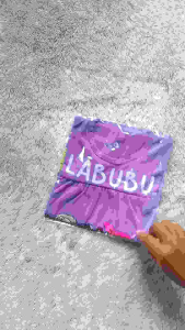 Dress Labubu Rame Baju Anak Perempuan La Bubu