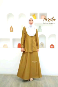 gamis kerja guru pemda pdh asn two piece