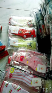6 PASANG KAOS KAKI ANAK PAUD TK MOTIF KARAKTER LUCU