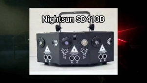 Nightsun 12 eyes Fan-Shaped Laser rain Dye Laser Light
