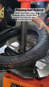Ban Motor Matic Tubeless Federal 80/90 / 90/90 Ring 14