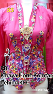 Kebaya Sulam Nyonya Embroidery Oriiginal Traditional Hand Made(S)