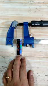 ปากกาจับชิ้นงาน ปากกาอัดไม้ แคลมป์บีบจับชิ้นงาน ปากจับชิ้นงานตัวเอฟ F-Clamp ขนาด 12นิ้ว