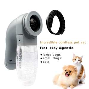 T.Ph Pet Hair Sucker Portable Vacuum Cleaner Fur Hair Remover Brush Cat Dog Comb Grooming Suction Device Pet Accessories