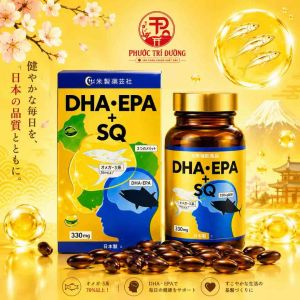 [Mua 2 Hộp Giảm 5%] Viên uống DHA.EPA+SQ 330 viên - Viên uống bổ mắt hỗ trợ tuần hoàn não - Hộp 330 viên