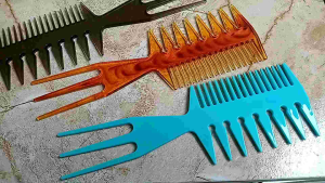 Lược Xương Cá Tạo Kiểu Tóc Siêu Đẹp Cho Nam Chất Lượng Tốt Thân Dày.