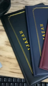 Sampul Ijazah Umum (Landscape) SD SMP SMA Map Ijazah Dokumen Kelulusan