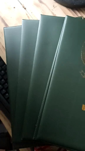 Map Upacara Bendera Warna Hijau Army (Satu set 5 PCS)